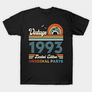 Vintage 1993 31st Birthday Gift For Men Women From Son Daughter T-Shirt